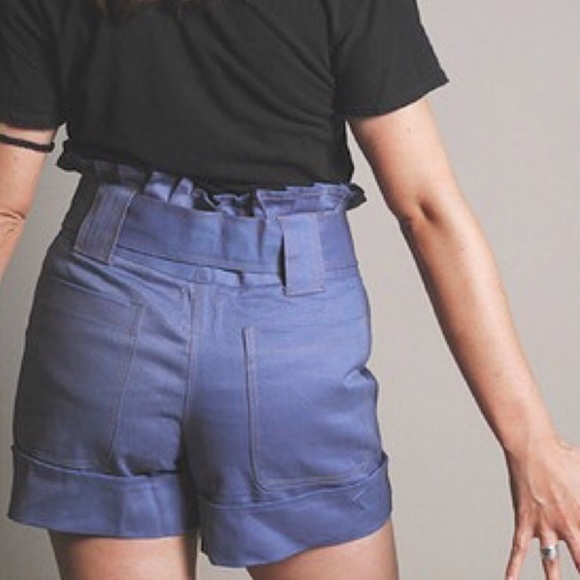dear creatures Pants - Dear creatures high waisted denim 70s babe shorts